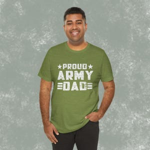 Army Dad T-Shirt, Military Father Gift, Military Tee, Army Veteran Shirt, Patriotic Dad Shirt Military Dad Gift for Military Dad