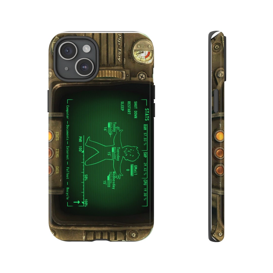 Fallout Phone Case Fallout Pip Boy Phone Case Vault Tech Tough Cases