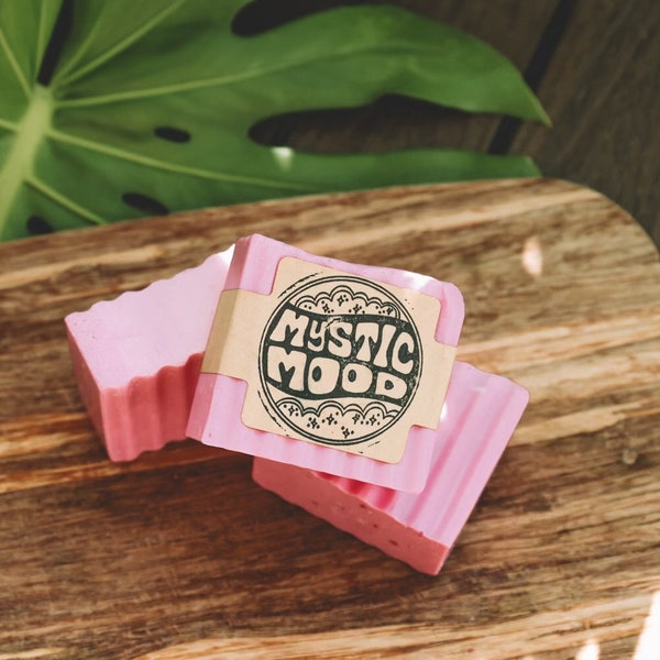 Vanilla Groove Organic Handmade Pink Shea Butter Soap