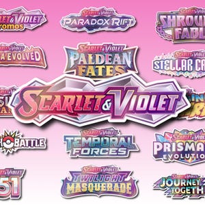 ポケモン スカーレット＆バイオレット TCG バインダーセット ホログラフィックステッカーラベル