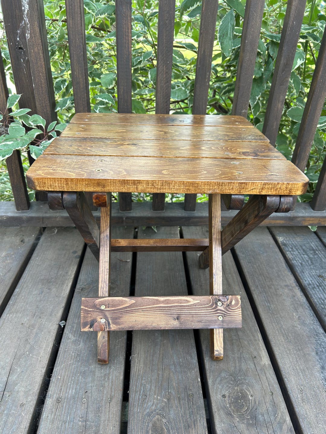 Small Wooden Collapsible Table - Etsy