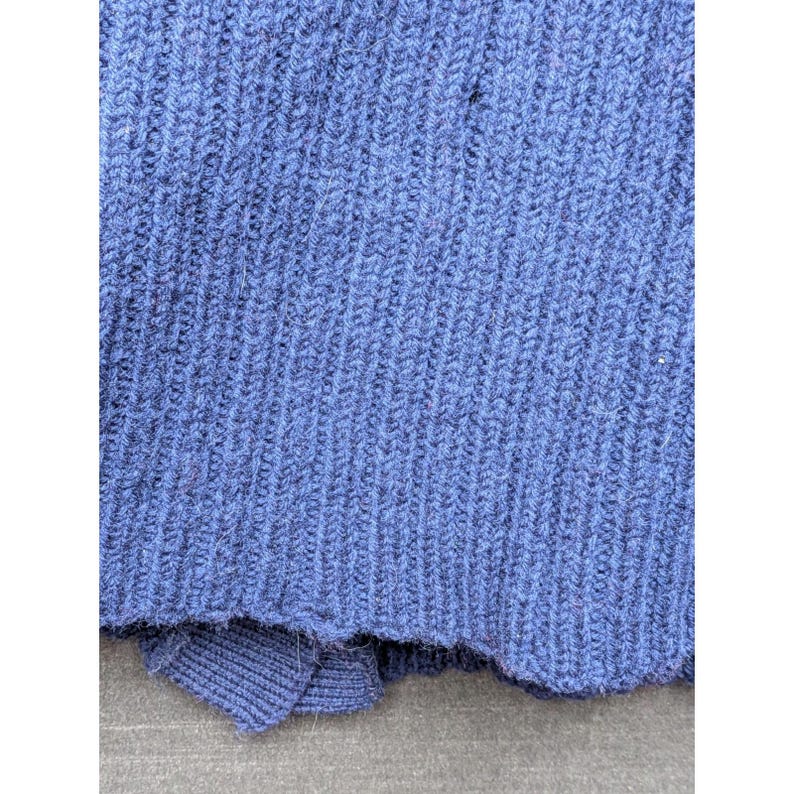 Knockabouts by Pendleton Blue Virgin Wool Cardigan Sweater Granny Mail Lady 40 画像 7