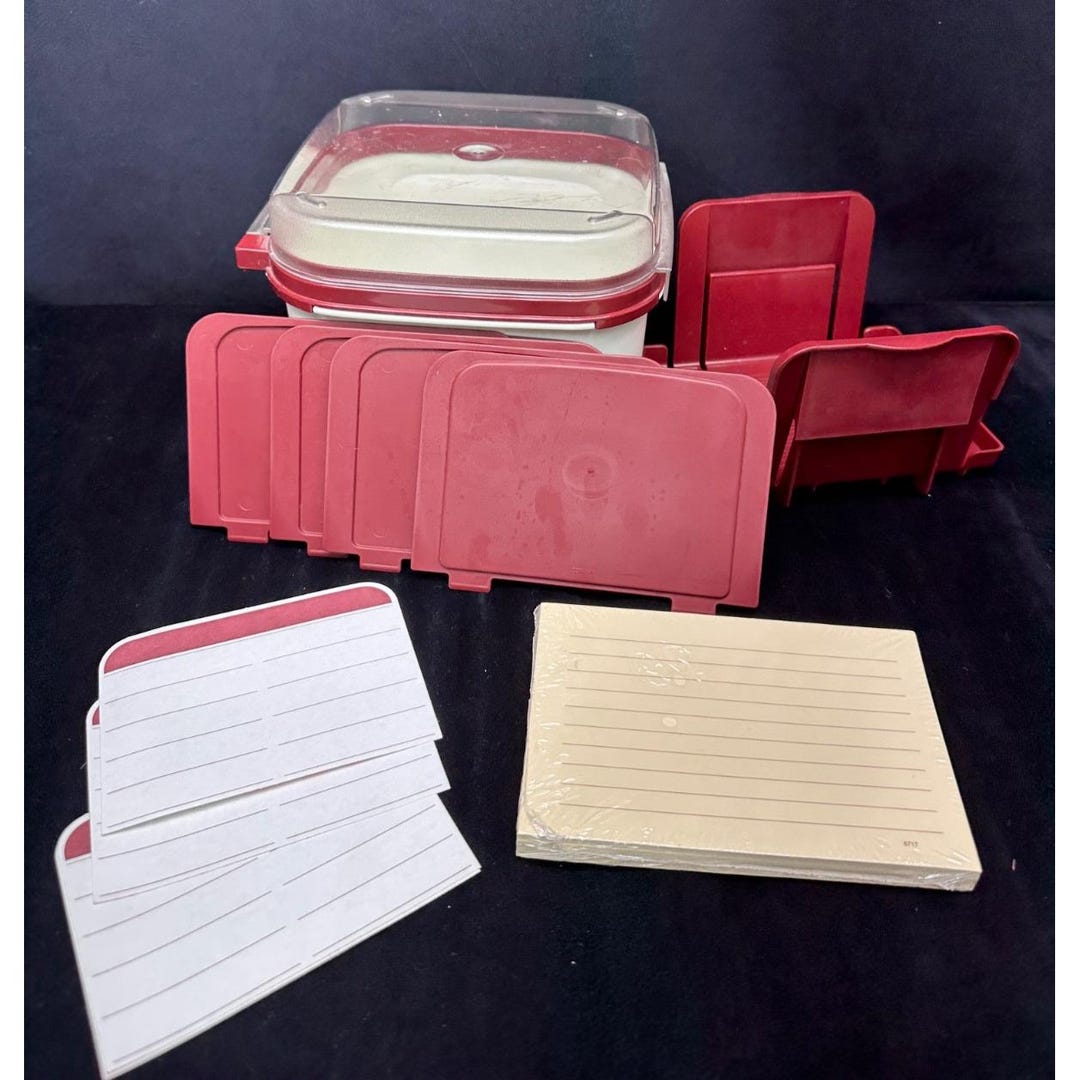 Tupperware Signature Line Storage Set Tupperware Signature Line Modular Mates #2 Square 11 Cups Photo Recipe ...