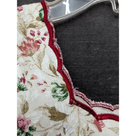 Vintage Handmade House Dress Cottage Core Romantic Floral Embroidered Fairy OOAK View 4