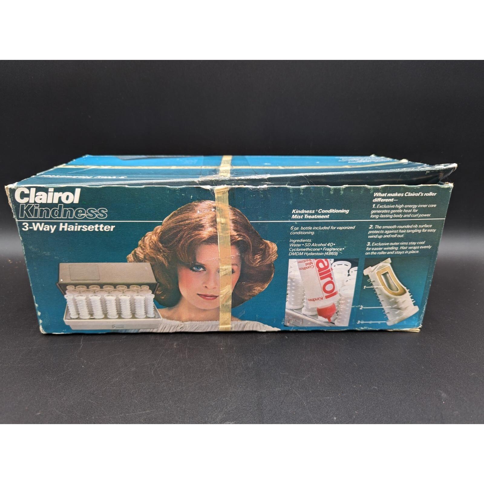 Vintage 70\'s Clairol Set-A-Way Travel Hairsetter 8 Hot Rollers TESTED & WORKS Clairol White Hair Rollers & Curlers | eBay main image 3