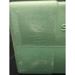 1989 Stanley Aladdin Cooler Green Insulated Divided Lunch Box No Thermos USA image 11