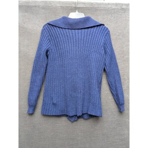 Knockabouts by Pendleton Blue Virgin Wool Cardigan Sweater Granny Mail Lady 40 画像 5
