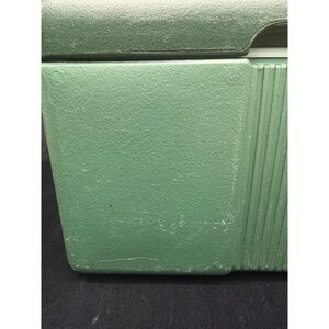 1989 Stanley Aladdin Cooler Green Insulated Divided Lunch Box No Thermos USA image 3