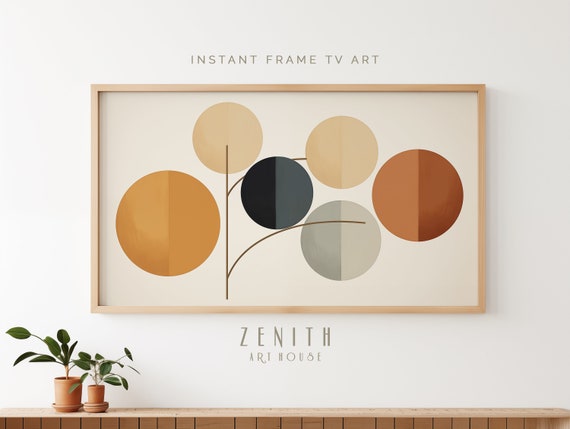 Abstract Modern Samsung Frame TV Art 4K - Minimalist