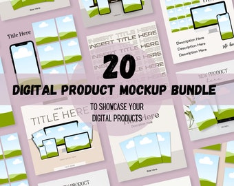 Etsy Product Mockups, Canva Templates, Seller Tools (Digital Download)