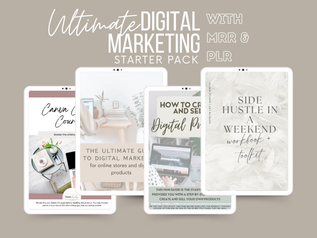 Digital Marketing Ebook Bundle, PLR & MRR (digital Download) - Etsy