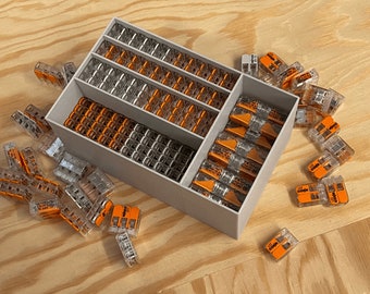 Compact WAGO 221 Organizer Box - Perfect for Cable Management - Durable and Efficient