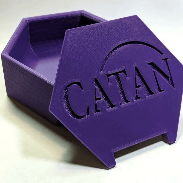Catan Hex Piece Storage Box