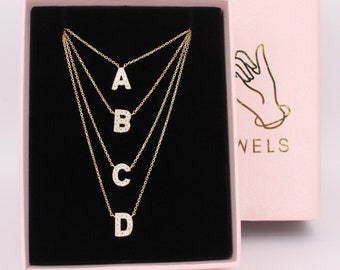 Classic 14K Gold Initial Necklace