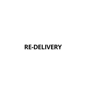 May include: White background with the text "RE-DELIVERY" in black, centered. The word "unwntd" is in red and white at the top of the image.
