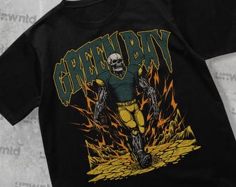Cleveland Football Shirt - Graphic Tees - Skeleton Shirt