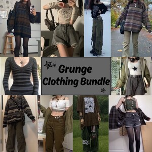 Grunge Style Bundle Aesthetic Clothes