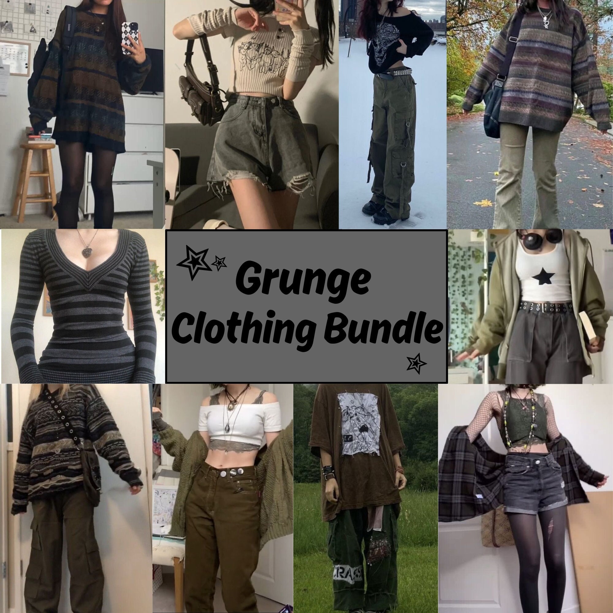 Fairy Grunge Clothing Bundle 