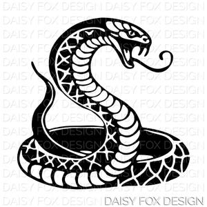 Digitale Cobra-afbeelding - SVG, PNG, DXF, Pdf en Jpg - direct downloaden
