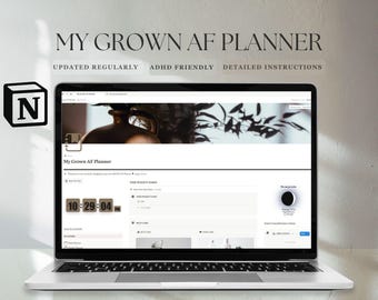 Digital Life Planner Notion Template | Women's All-in-One Organizer