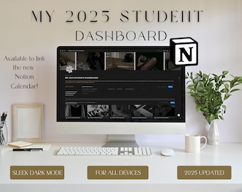 Notion Studentenplaner – Academic Dashboard 2025 (Digitaler Download)