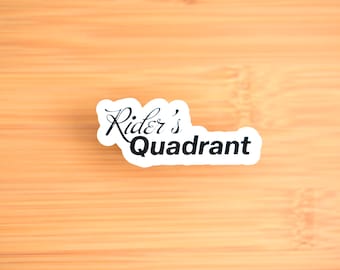 Rider's Quadrant Fourth Wing Dragon Fantasy Book Basgiath Sticker