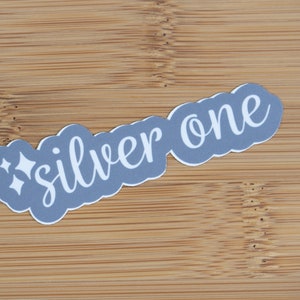 Silver One Fourth Wing Violet Tairn Fantasy Book Sticker