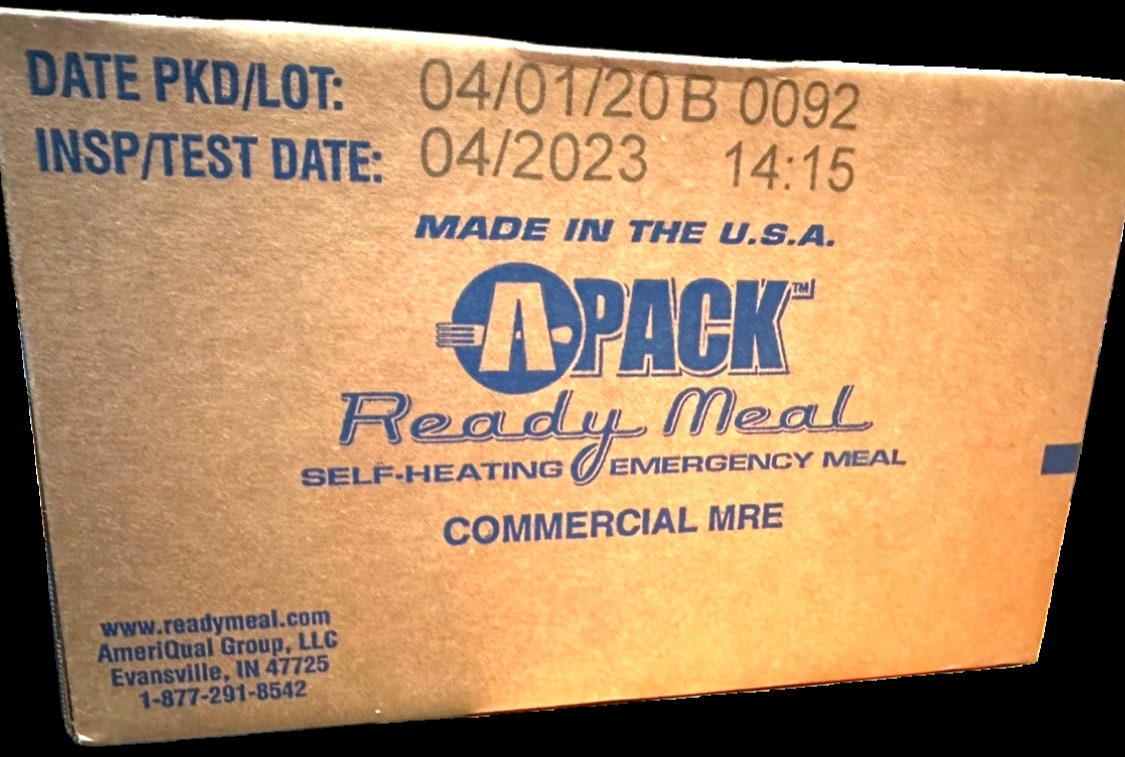 Cheeseburger MRE: FULL 'MEAL, READY TO EAT' - NEW! 1st Insp. '23 - '24
