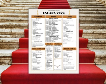 Oscar Party Ballot & Invitation