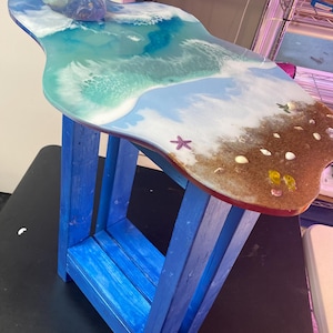 Custom Epoxy Table - Handcrafted Resin Art Table, Unique Furniture Piece, Modern Home or Office Decor, Personalized Design for Your Space