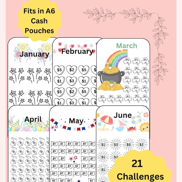 A6 月間貯蓄チャレンジ