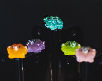 Colorful Frog Hinge Head (GLOW in the dark)