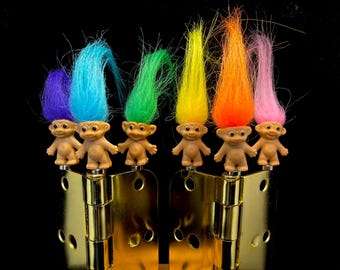 Colorful Classic Trolls Magnetic Hinge Head