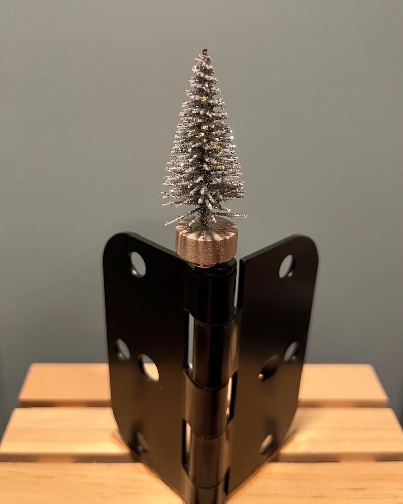 Snowy Christmas Tree Hinge Head - Etsy