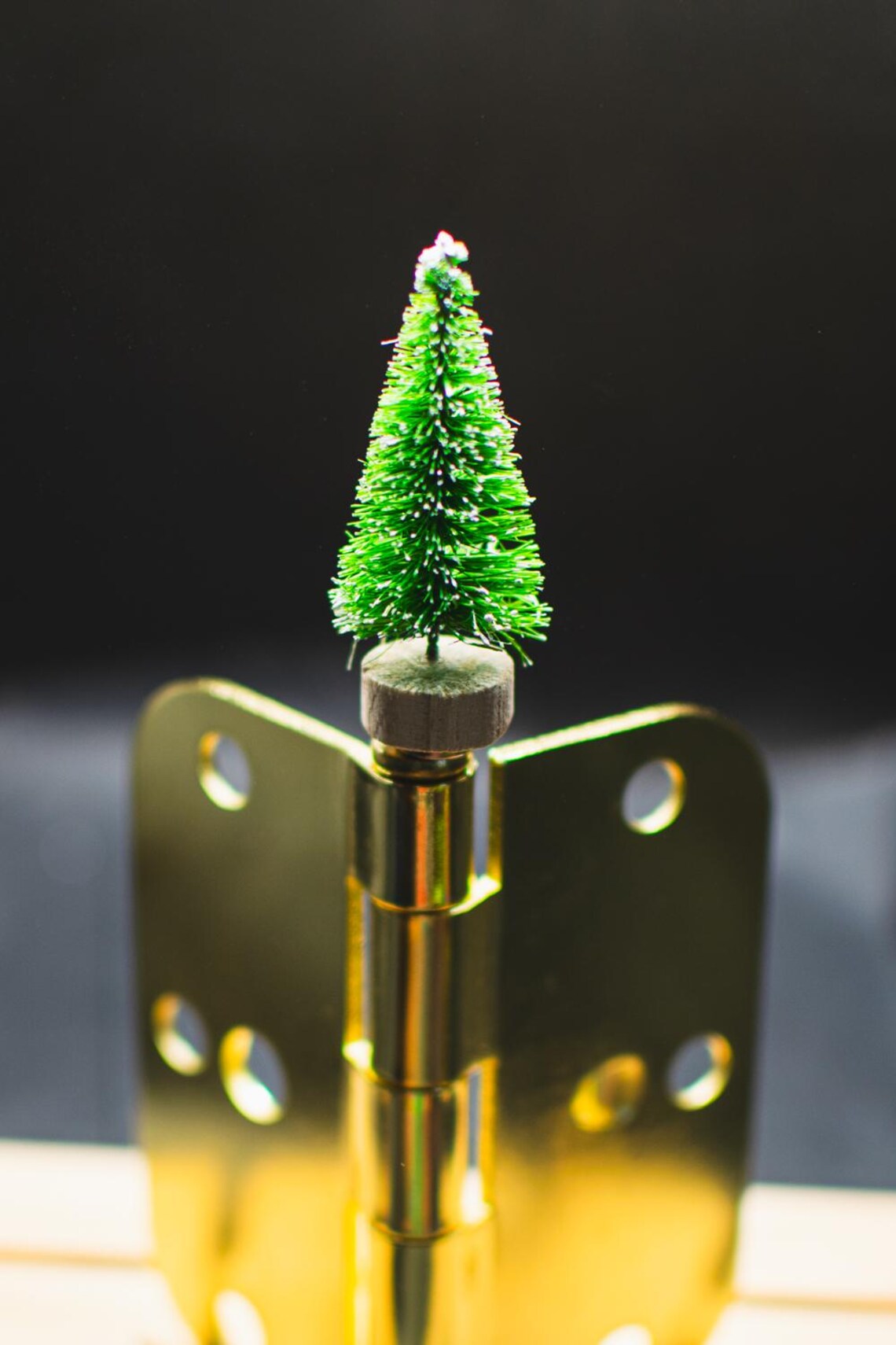 Snowy Christmas Tree Hinge Head - Etsy