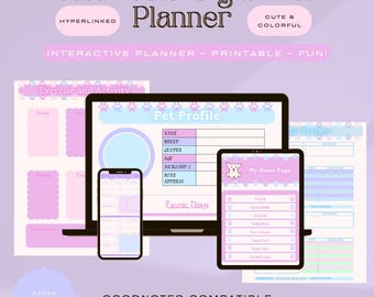 Planificador digital de mascotas / GoodNotes Health Tracker (descarga digital)
