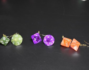 D&D Dice Earrings