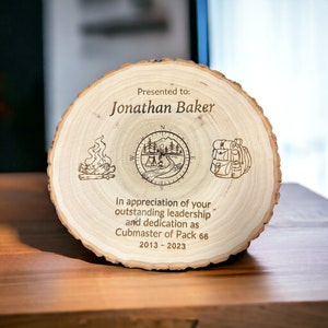 Placa de agradecimiento al Maestro de Lobatos