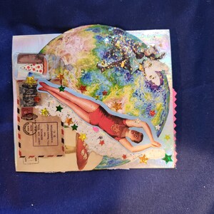 Carte de voeux double panneau