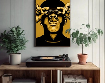 JayZ Rapper Wall Art