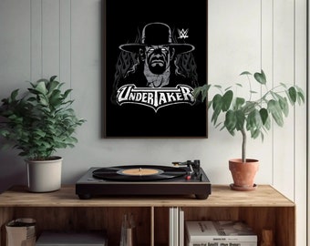 Undertaker Wrestler Wall Art