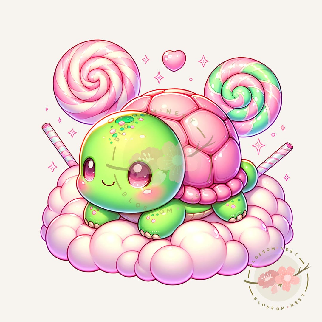 kawaii-pink-turtle-png-pink-turtle-sticker-kawaii-pink-animal-baby