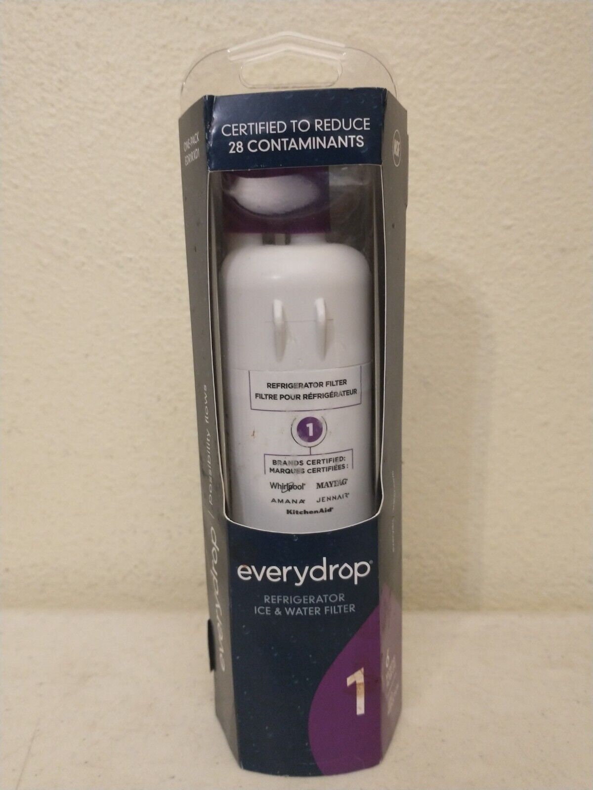 Everydrop by Whirlpool Ice & Refrigerator Water Filter 1 EDR1RXD1 New