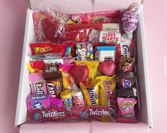 Mystery Candy Box | Mystery Chocolate Box| Canadian Candies Chocolates Snacks | Kit Kat | Skittles | Fun Box | Valentine's Day| 25-30 Items