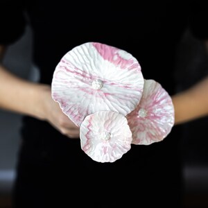 Wedding Forever Pink Ombre Porcelain Flower - The Morgan Three Bouquet