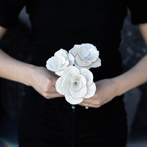 Wedding Rose Porcelain Flower - The Shannon Three Bouquet