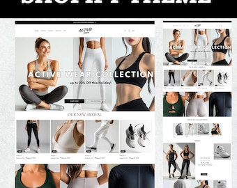 Tema de Shopify, Sitio web de Shopify para boutiques, Plantillas de Shopify, Plantillas de sitios web, Diseño web, Tema de Shopify, Plantilla para sitio web de ropa