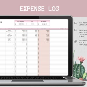 Easy Bookkeeping Spreadsheet for Small Business Template, Income and Expense Tracker, Profit and Loss  Accounting Google Sheets, Sales Tax
