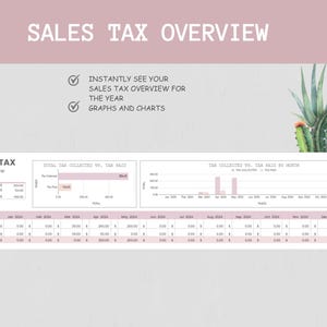 Easy Bookkeeping Spreadsheet for Small Business Template, Income and Expense Tracker, Profit and Loss  Accounting Google Sheets, Sales Tax