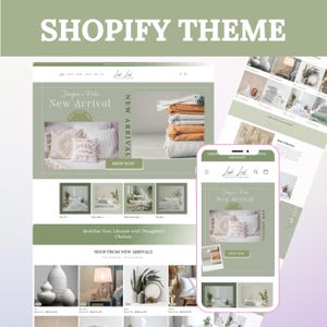 Shopify Theme Boutique, Shopify Website template, Olive Shopify Store,  Website Design, Shopify banner, Furniture Shopify Theme, Fashion
